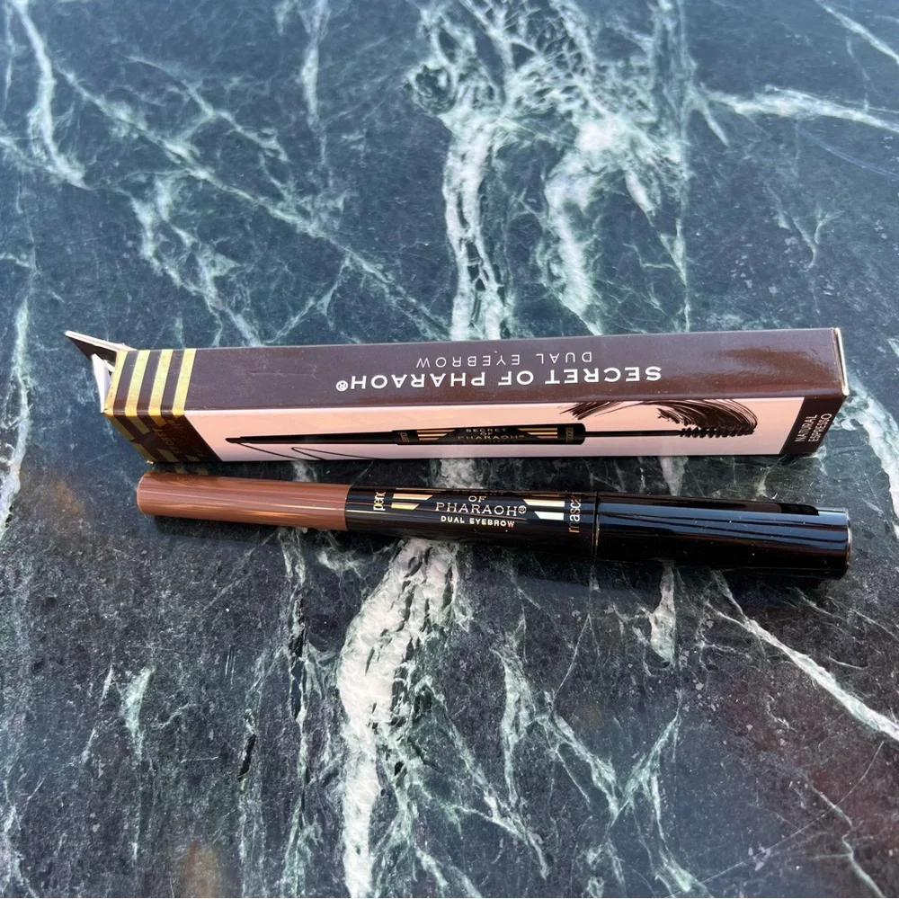 Secret of pharauhdual eyebrowo-pencil & mascara duo -natural brown